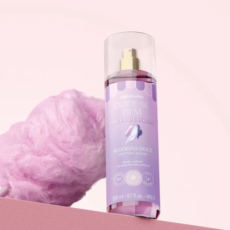 BODY SPLASH DESODORANTE COL�NIA CUIDE-SE BEM DOCES DEL�RIOS ALGOD�O DOCE 200ML